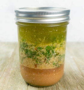 Homemade Italian Dressing in Jar