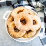 Plate of Pumpkin Spice Buttermilk Donuts