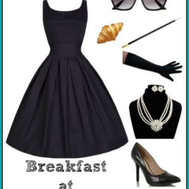DIY Breakfast at Tiffany’s Costume for a Stylish Halloween - Holly Golightly