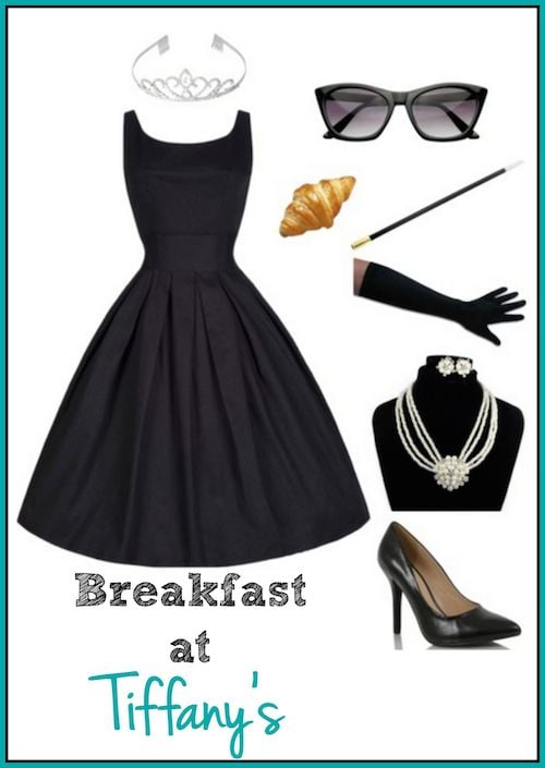 DIY Breakfast at Tiffany’s Costume for a Stylish Halloween - Holly Golightly