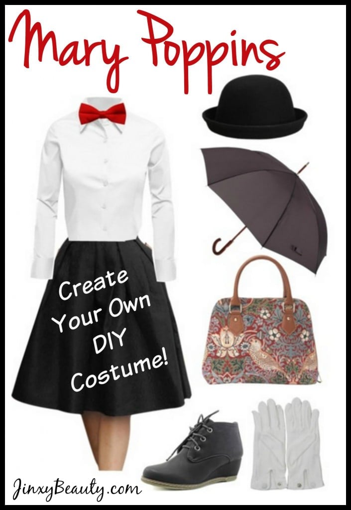 DIY Mary Poppins Costume Thrifty Jinxy