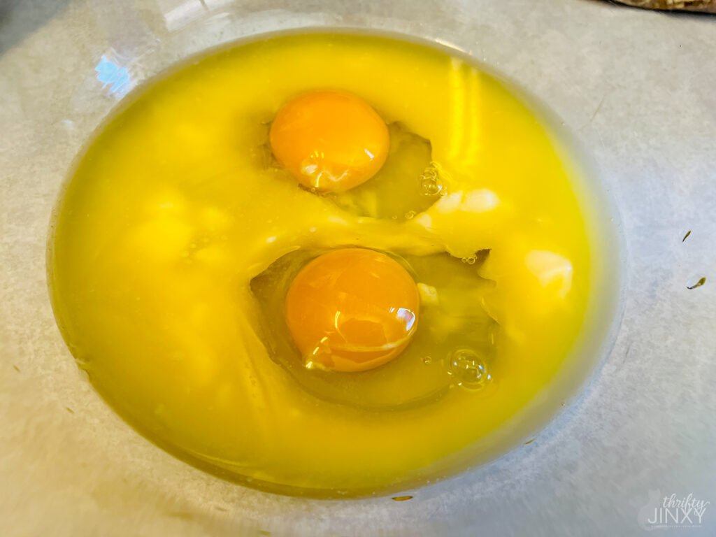 Mixing Egg and Butter