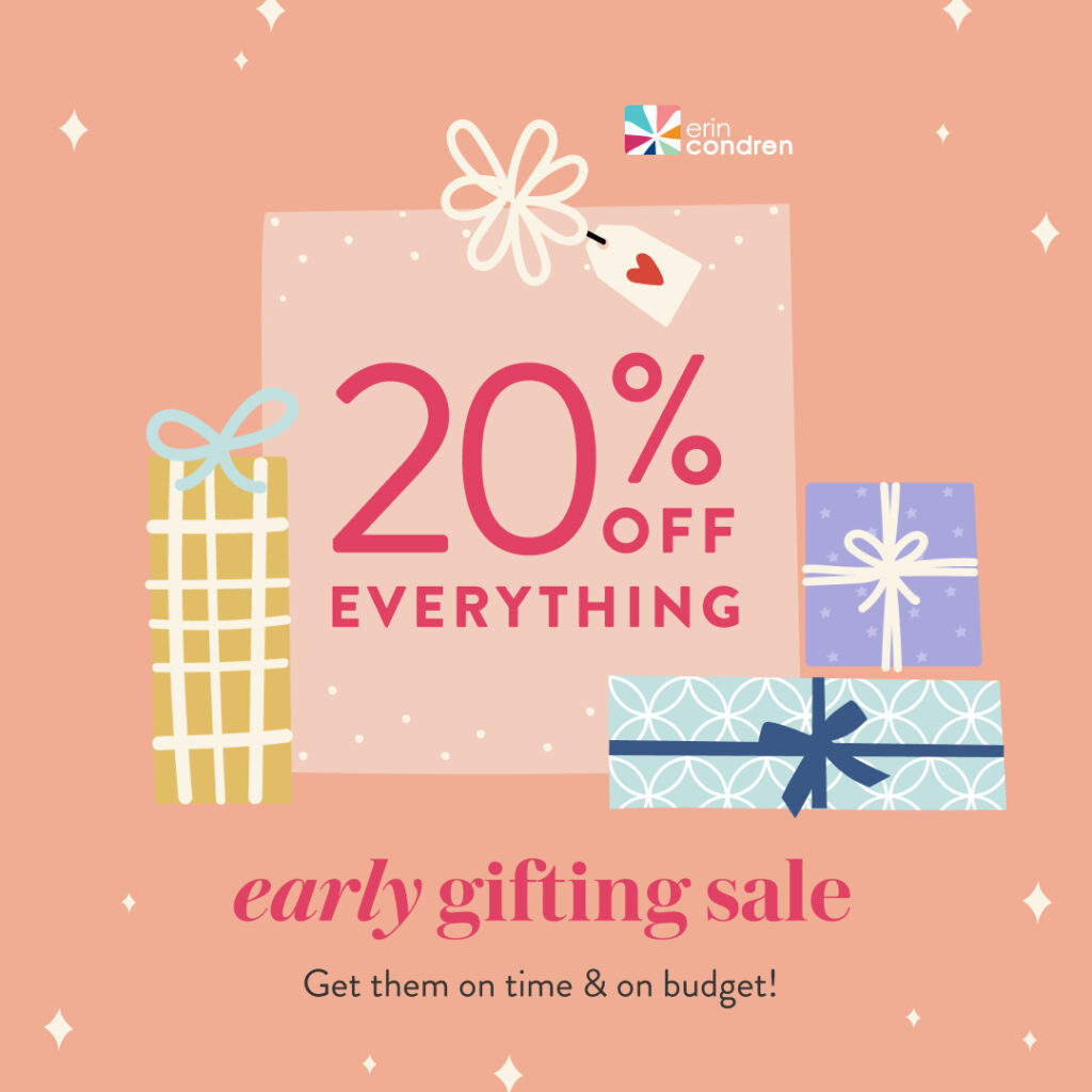 Erin Condren Early Gifting Sale