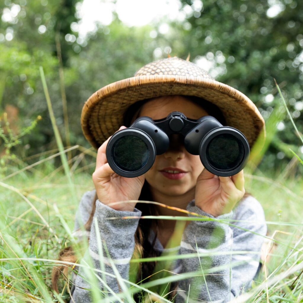 Kids DIY birdwatcher Costume