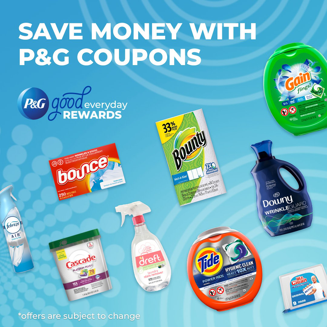 P&G Good Everyday – Print Coupons and Earn Rewards! - Thrifty Jinxy