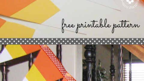 Image for Paper Candy Corn Pennants