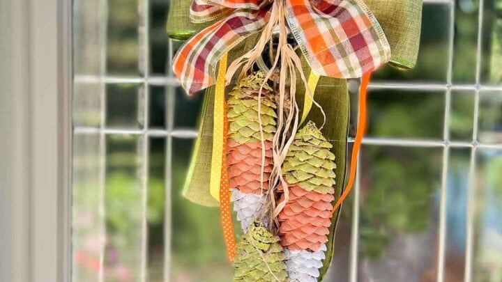 Image for DIY Candy Corn Decor with Pine Cones