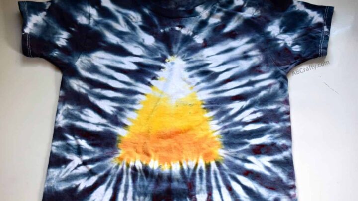 Image for Candy Corn Tie Dye Shirt - Step By Step Instructions