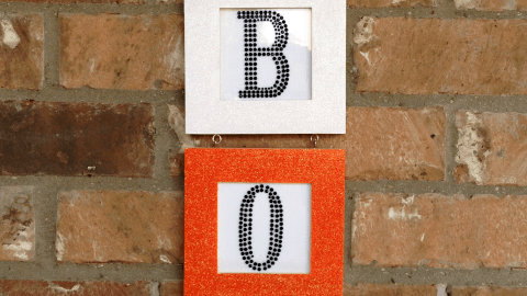 Image for DIY Candy Corn Boo Sign
