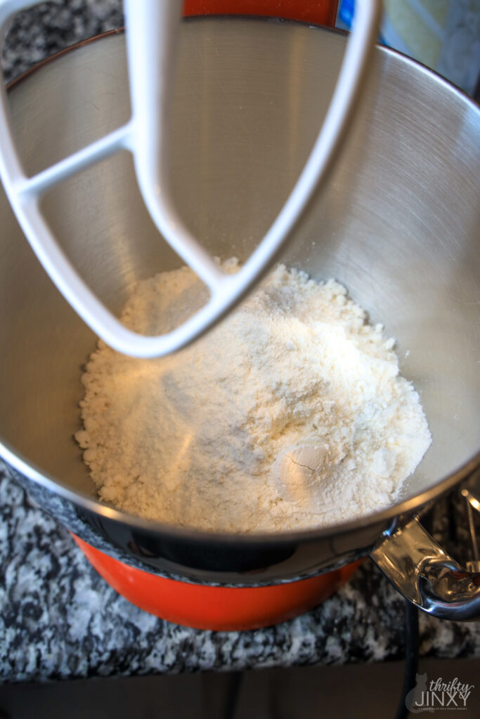 Mixing White Cake Mix Cookies