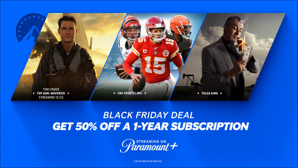 Paramount Plus Black Friday Deal
