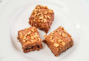 Pieces of Heath Toffee Fudge