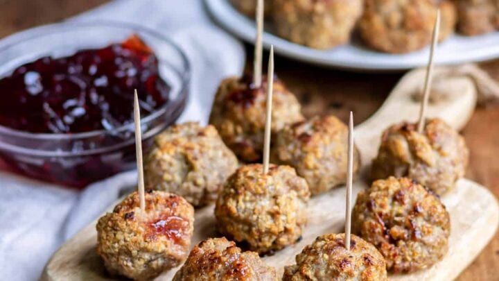Image for Sage and Cranberry Turkey Meatballs