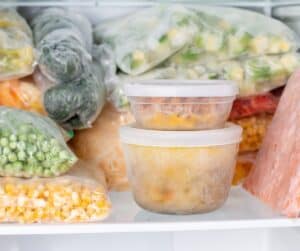 FOOD IN FREEZER