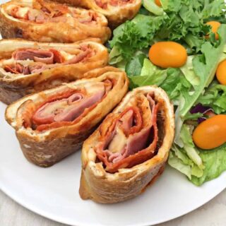 easy to make stromboli with pepperoni ham and cheese
