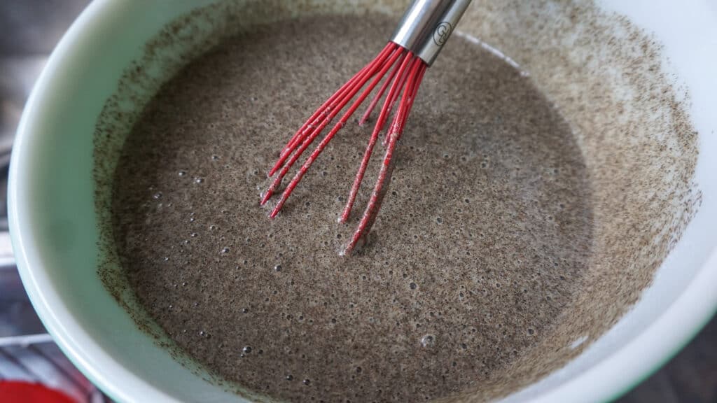 Cinnamon Buckwheat Muffin Batter