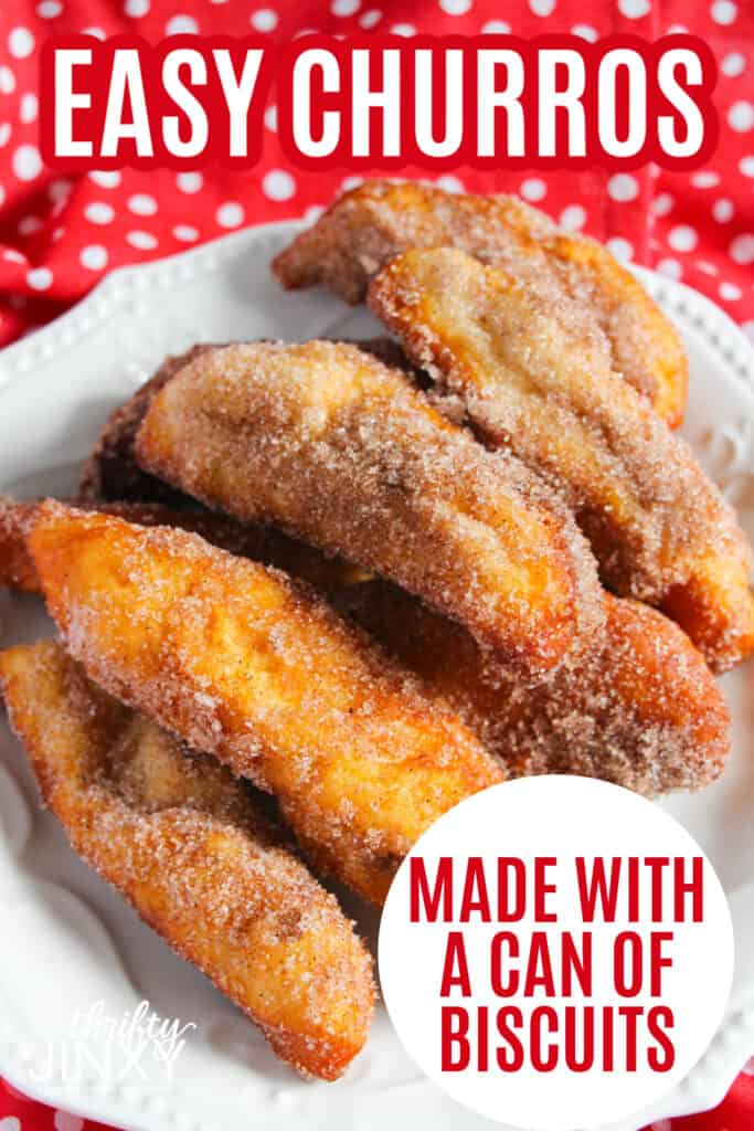 Easy Churros Made with Biscuit Dough