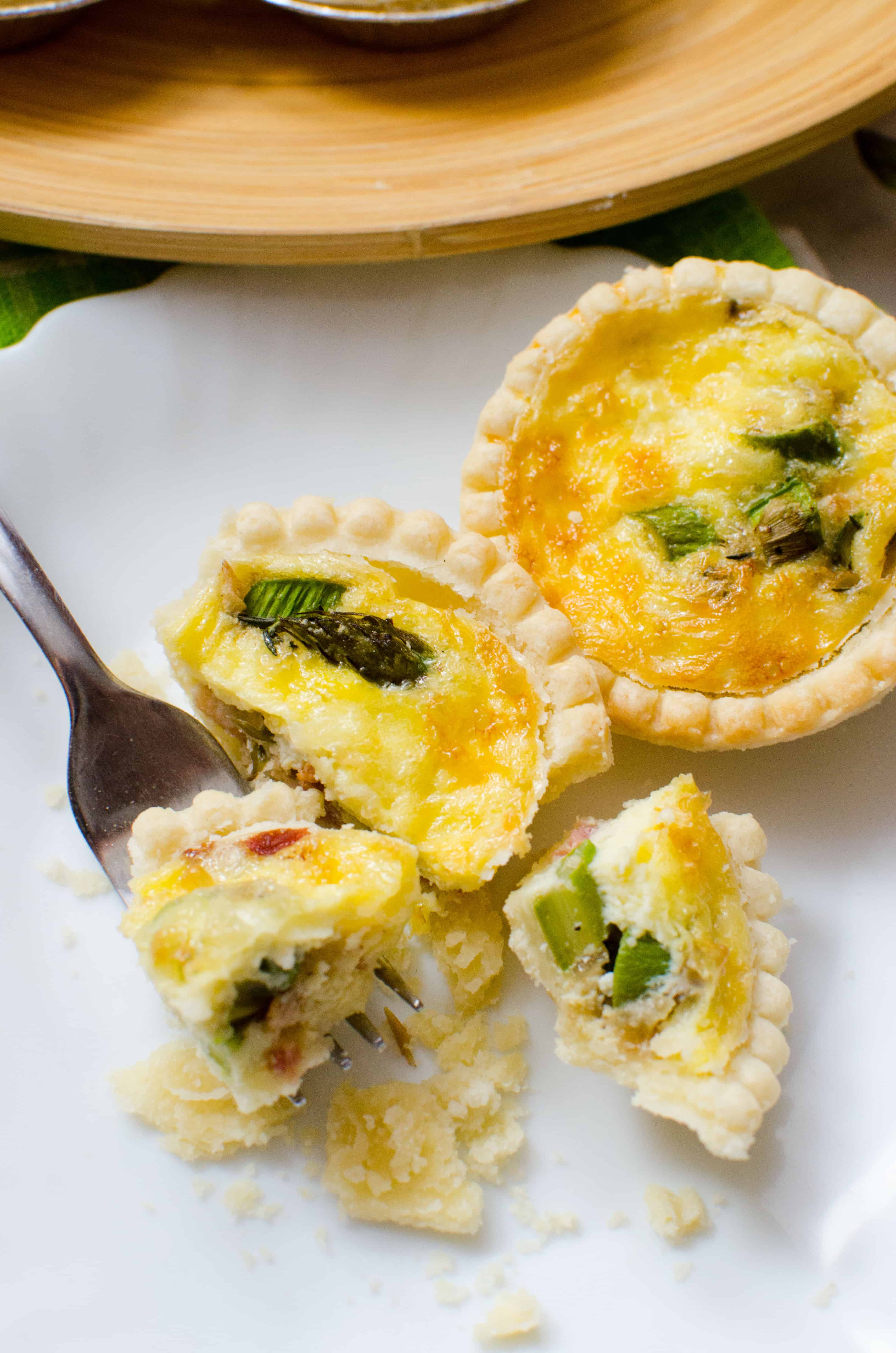 Bacon Asparagus Tarts Recipe - Perfect for Spring! - Thrifty Jinxy
