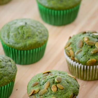 Spinach Muffins with Pepitas