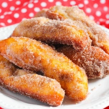 churros with biscuit dough