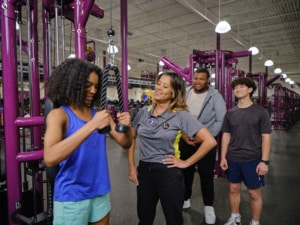 Teens at Planet Fitness with Free Summer Pass.