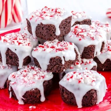 White Chocolate Peppermint Brownies