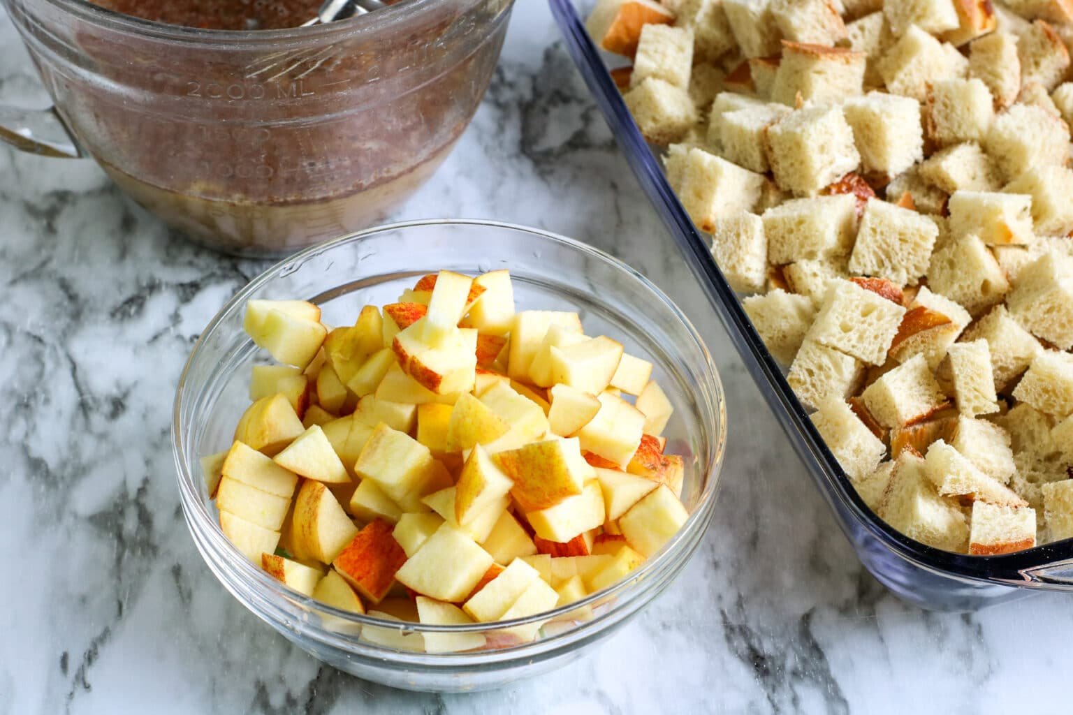 Apple Challah French Toast Casserole Recipe - Thrifty Jinxy