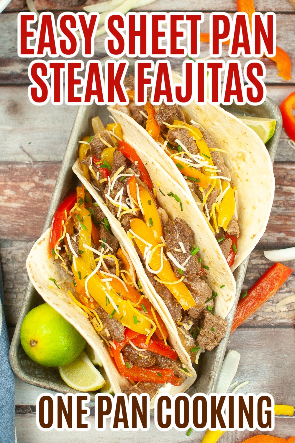Easy Sheet Pan Steak Fajitas Thrifty Jinxy