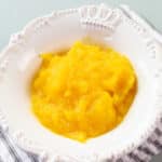 Instant Pot Pumpkin Puree in bowl.