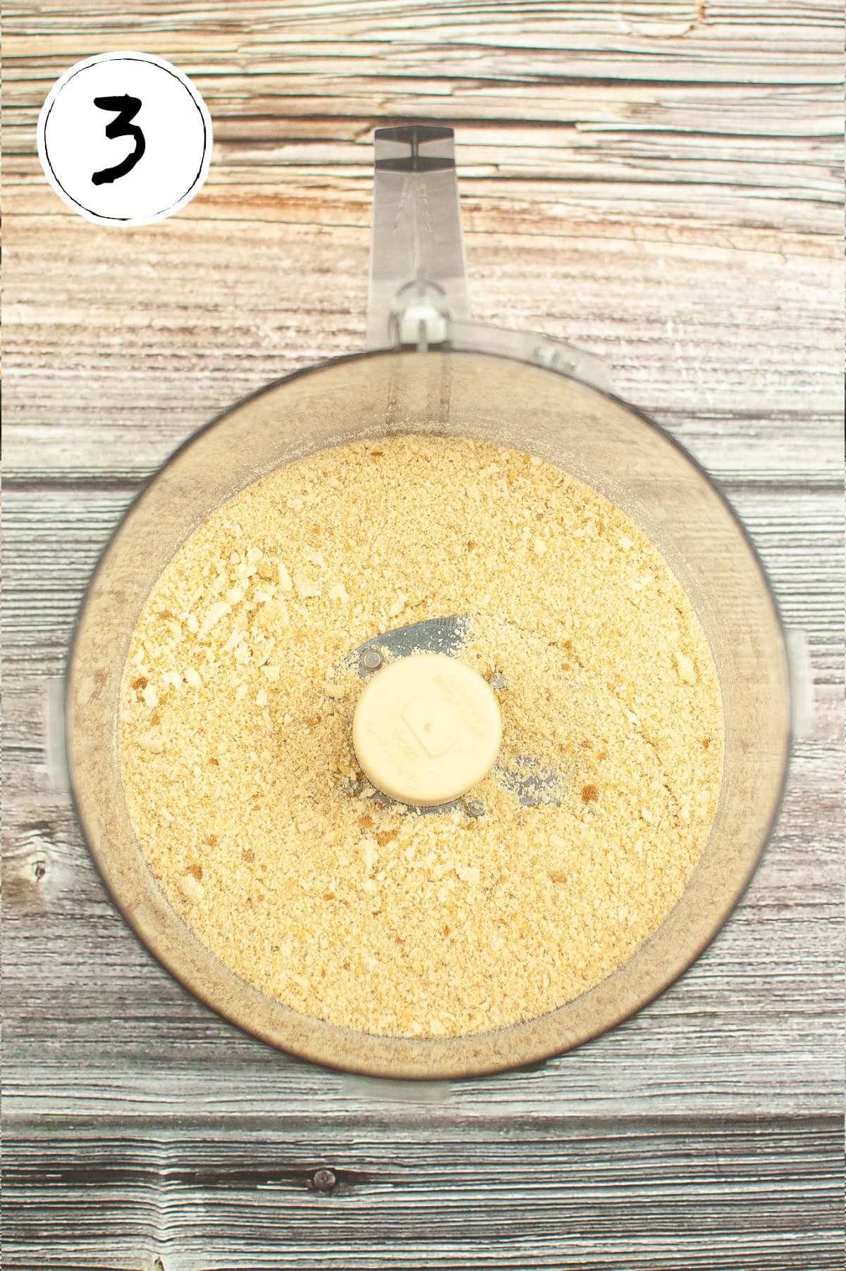 Making Bread Crumbs in Food Processor.