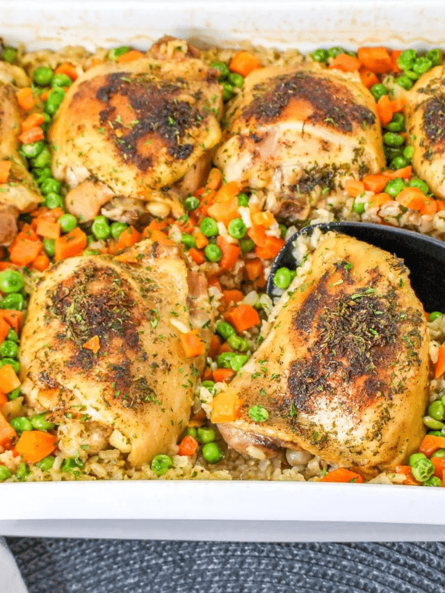 Chicken Brown Rice Casserole (best weeknight dinner!) Thrifty Jinxy