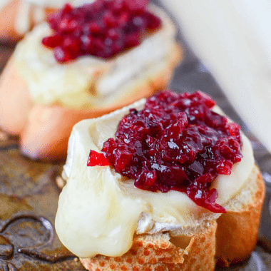 Cranberry Compote with Brie