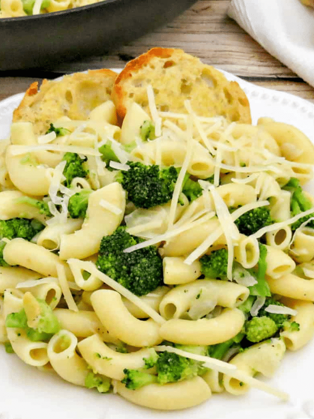 30 Minute Broccoli Parmesan Macaroni Recipe