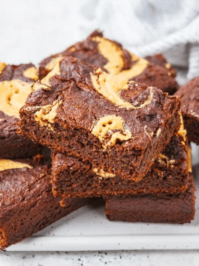 Easy Chocolate Peanut Butter Box Brownies Thrifty Jinxy