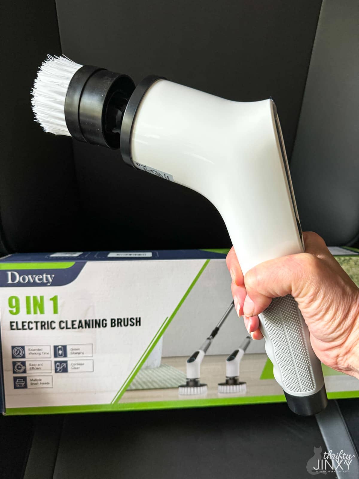 Dovety SpinScrubber cleaning brush.