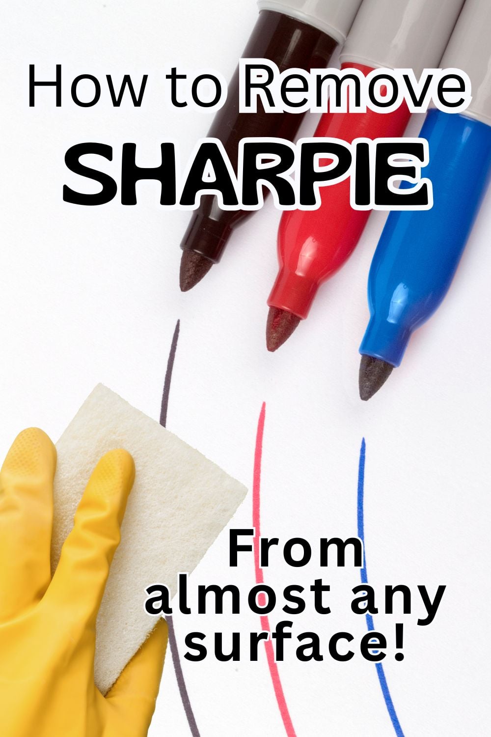 How to Remove Sharpie from Almost Any Surface.