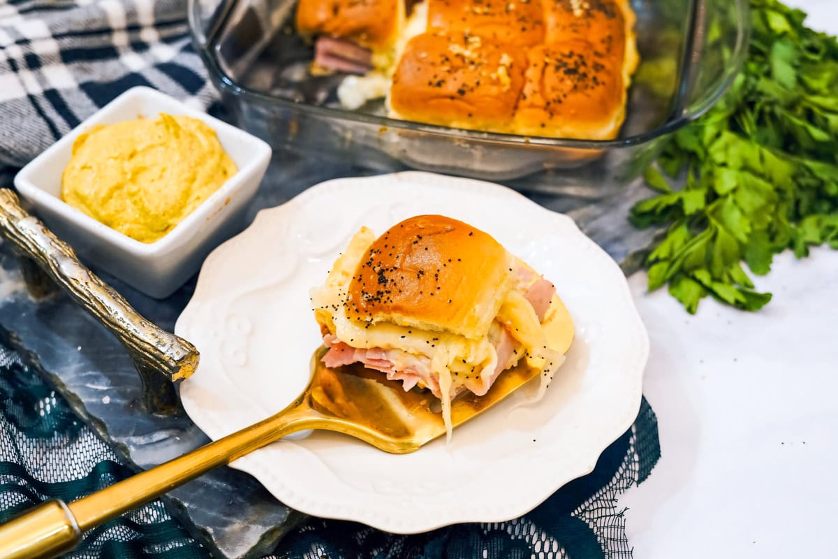 Easy Ham and Swiss Sliders Recipe