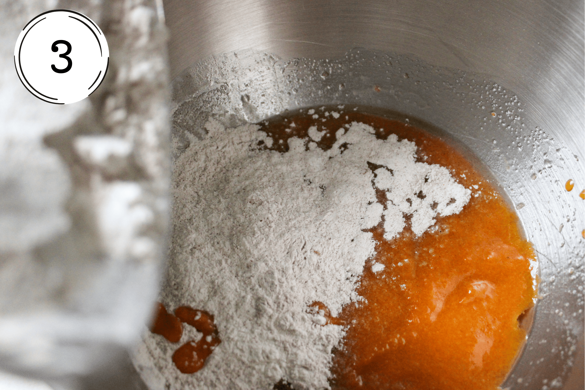 step three for making the cupcakes