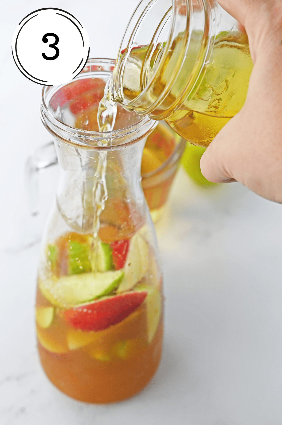 step 3 of apple pie punch recipe