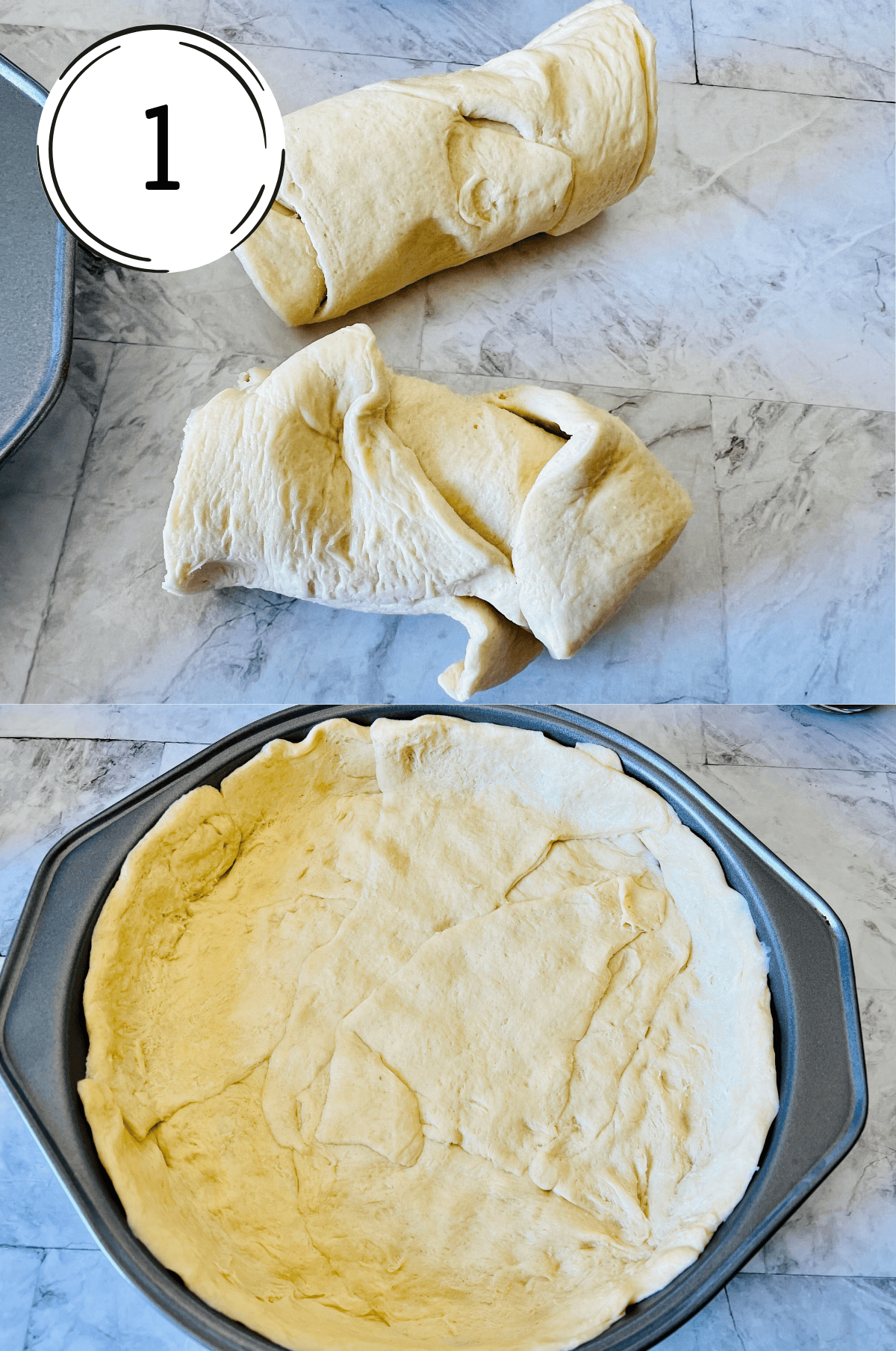 Dorito Pie step 1 in the process