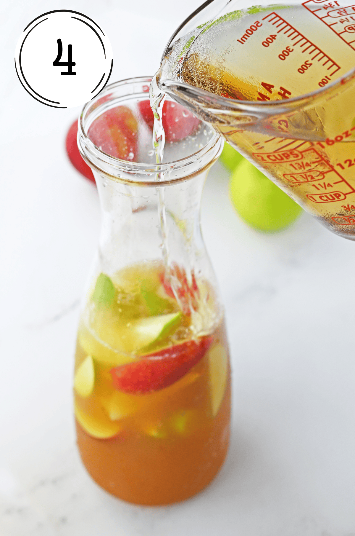 step 4 of apple pie punch recipe