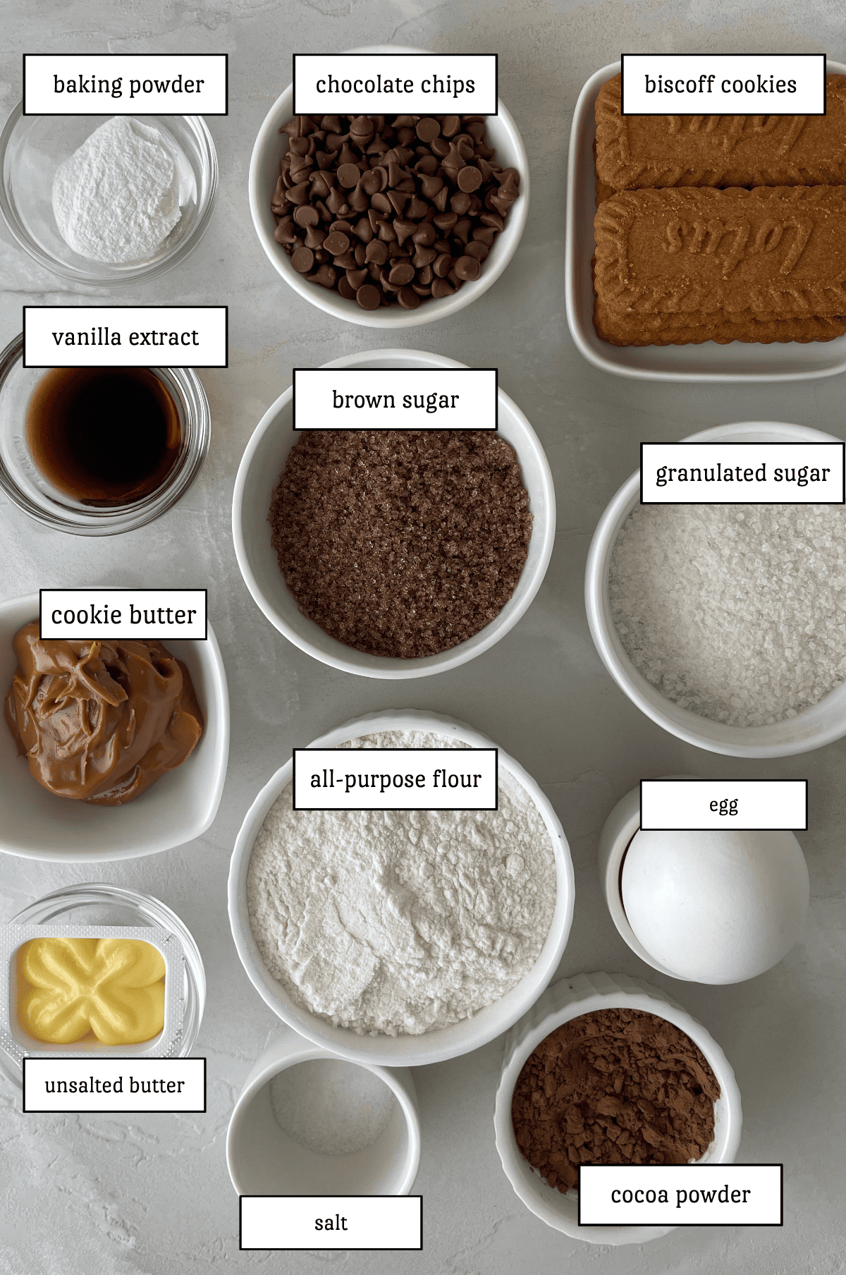 biscoff brownies ingredients list