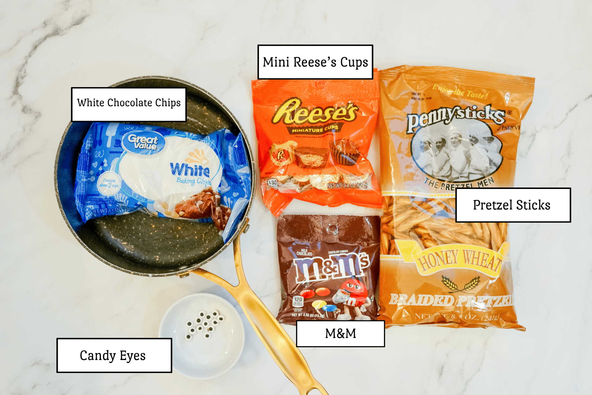 snowman bark recipe list