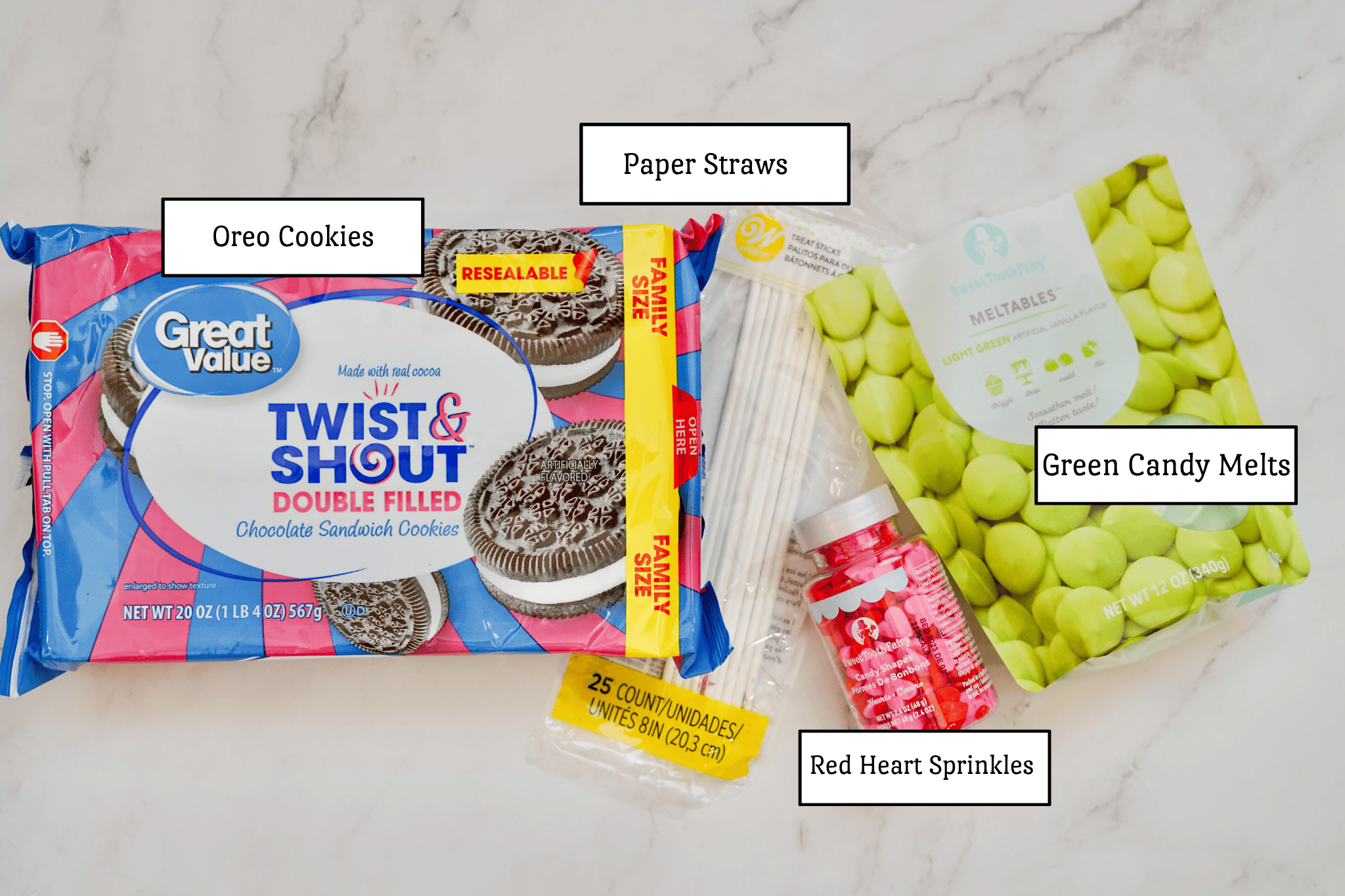 recipe list Grinch Oreo Pops