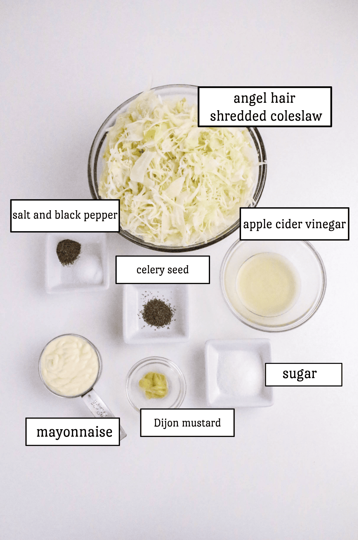 Angel Hair Coleslaw ingredients list