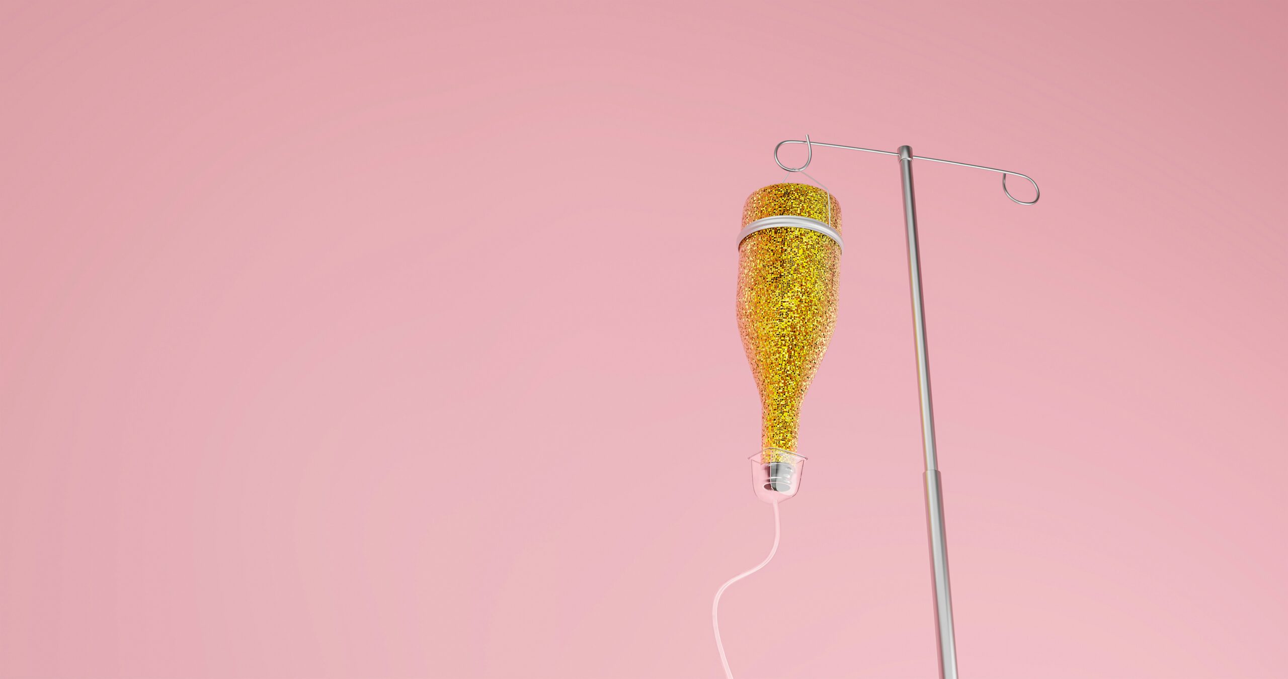 IV drip that looks like an energy booster