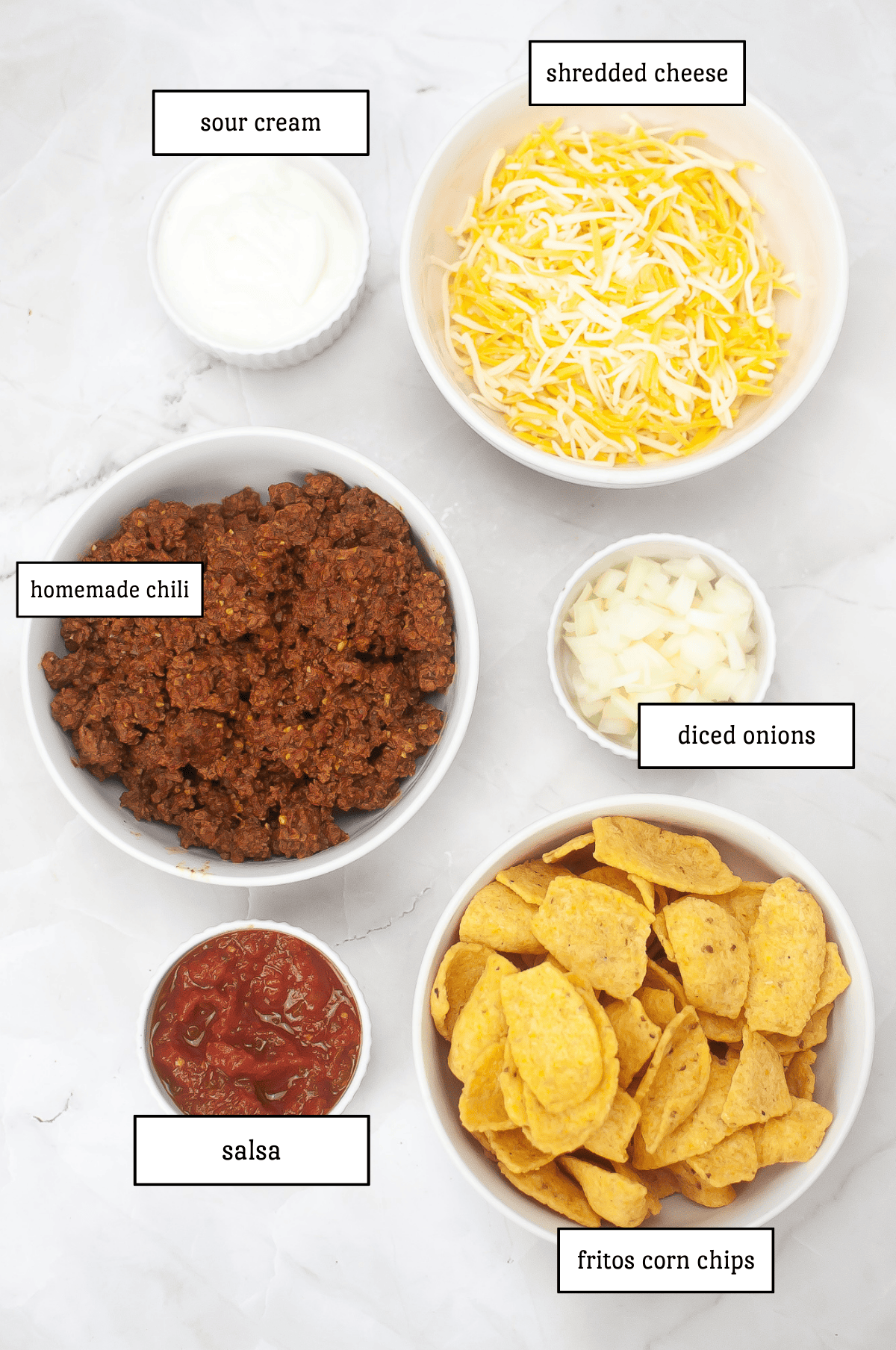 air fryer frito pie ingredient list