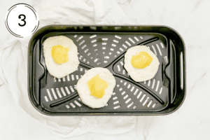 putting in air fryer