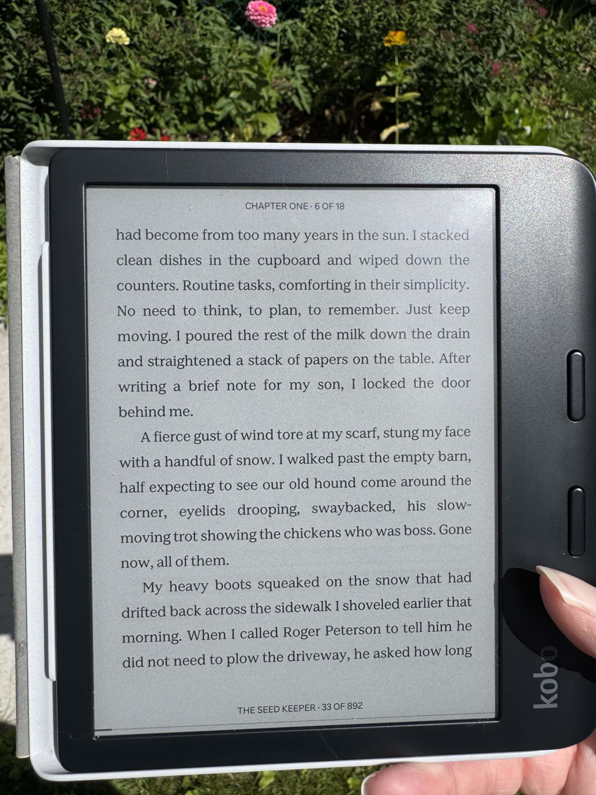 Kobo Reading Mode.