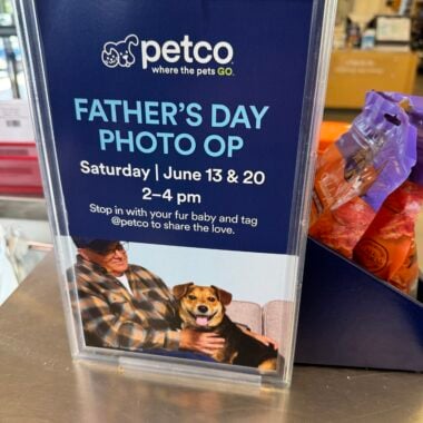 Petco Father's Day Photo Op.
